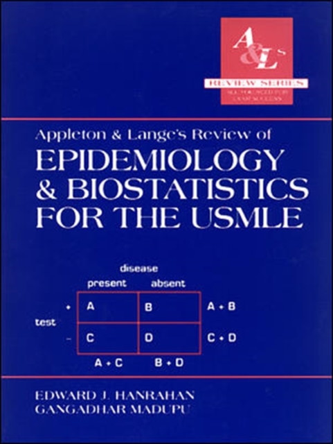 Appleton and Lange's Review of Epidemiology and Biostatistics for the USMLE, Paperback / softback Book