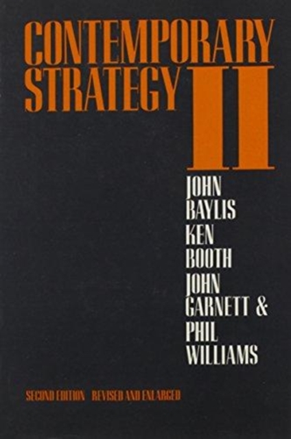Contemporary Strategy, Hardback Book