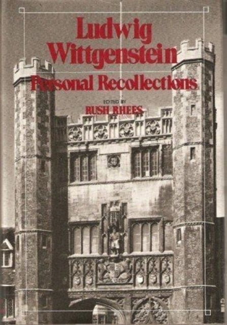 Ludwig Wittgenstein Pers RE CB, Book Book