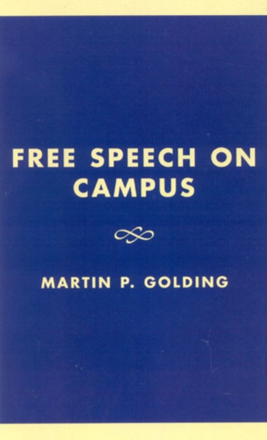 Free Speech on Campus, Paperback / softback Book