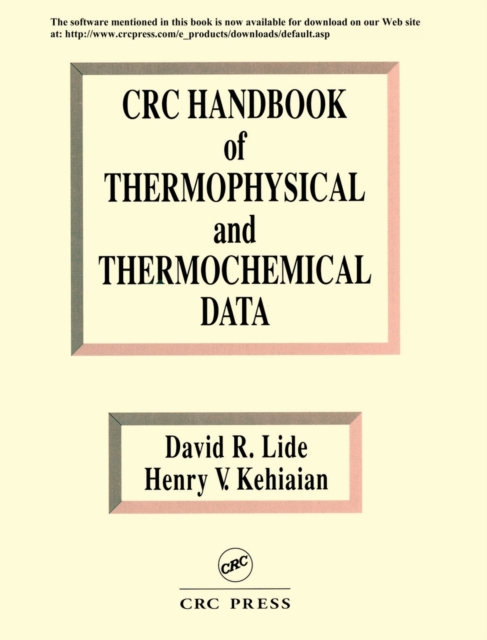 CRC Handbook of Thermophysical and Thermochemical Data, Hardback Book