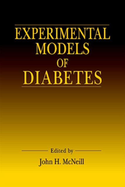Experimental Models of Diabetes, Hardback Book