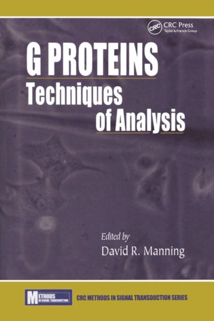 G ProteinsTechniques of Analysis, Hardback Book