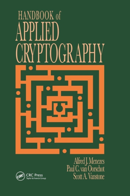 Handbook of Applied Cryptography, Hardback Book