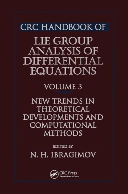 CRC Handbook of Lie Group Analysis of Differential Equations, Volume III, Hardback Book