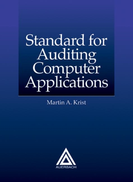 Standard for Auditing Computer Applications, Paperback / softback Book
