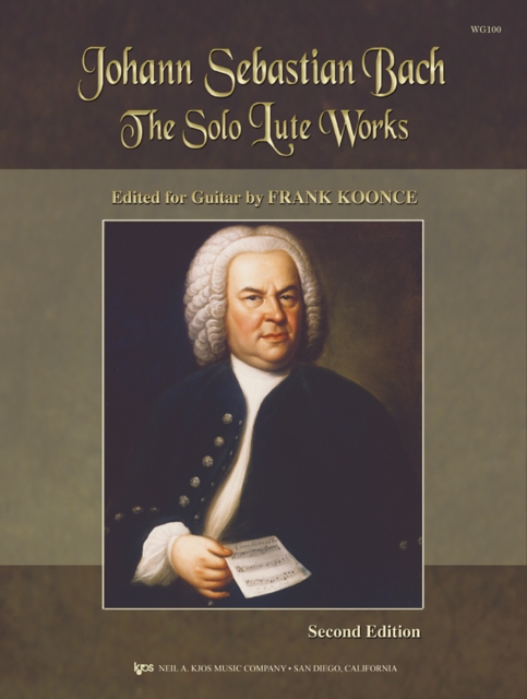 Bach Solo Lute Works for Guitar, Sheet music Book