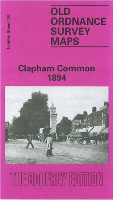 Clapham Common 1894 : London Sheet 115.2, Sheet map, folded Book
