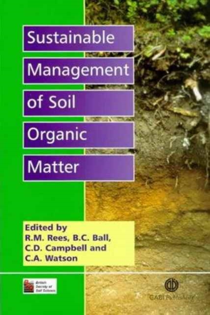 Sustainable Management of Soil Organic Matter, Hardback Book