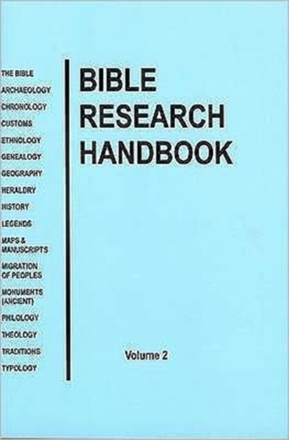 Bible Research Handbook : v. 2, Paperback Book