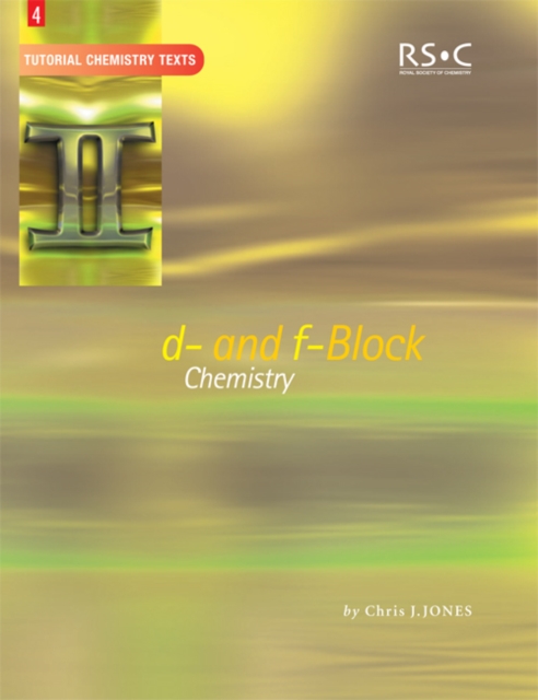 d- and f-Block Chemistry, Paperback / softback Book