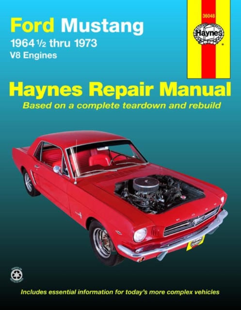 Ford Mustang, Mach 1, GT, Shelby, & Boss V-8 (1964-1973) Haynes Repair Manual (USA), Paperback / softback Book