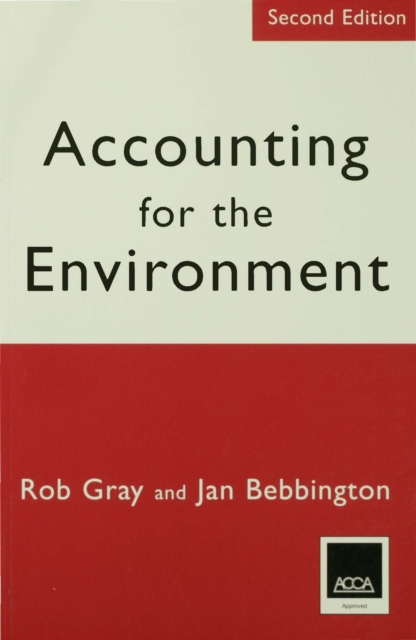 Accounting for the Environment : Second Edition, PDF eBook