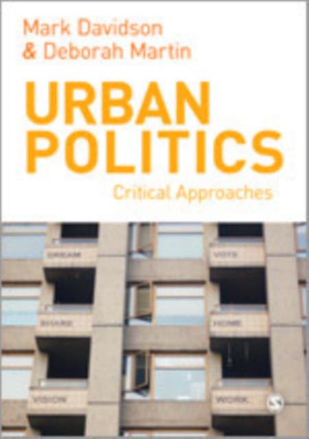 Urban Politics : Critical Approaches, Hardback Book