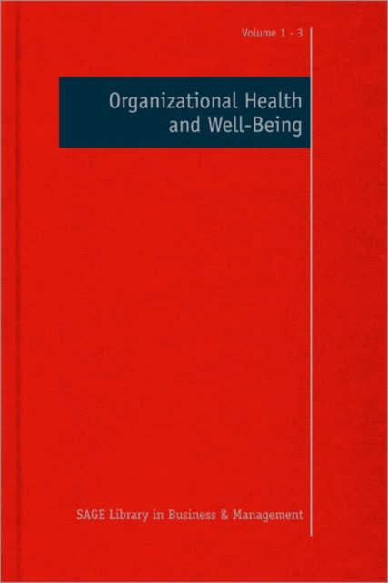 Organizational Health and Well-Being, Multiple-component retail product Book