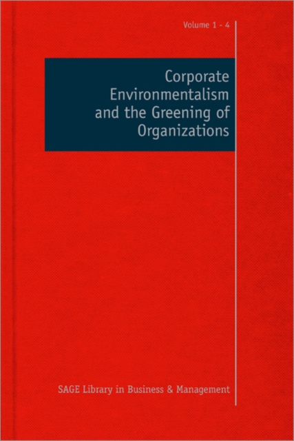 Corporate Environmentalism and the Greening of Organizations, Multiple-component retail product Book