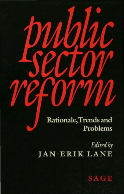 Public Sector Reform : Rationale, Trends and Problems, PDF eBook