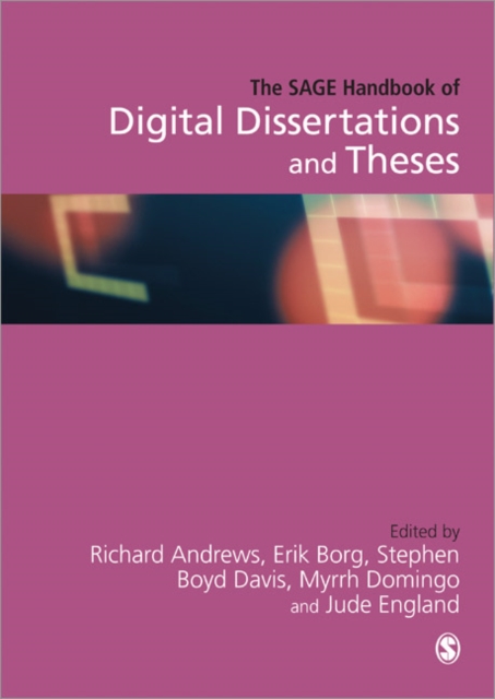 The SAGE Handbook of Digital Dissertations and Theses, Hardback Book