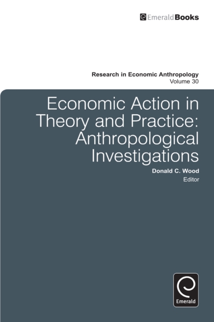 Economic Action in Theory and Practice : Anthropological Investigations, Hardback Book
