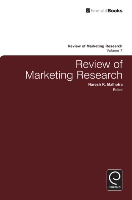 Review of Marketing Research, Hardback Book