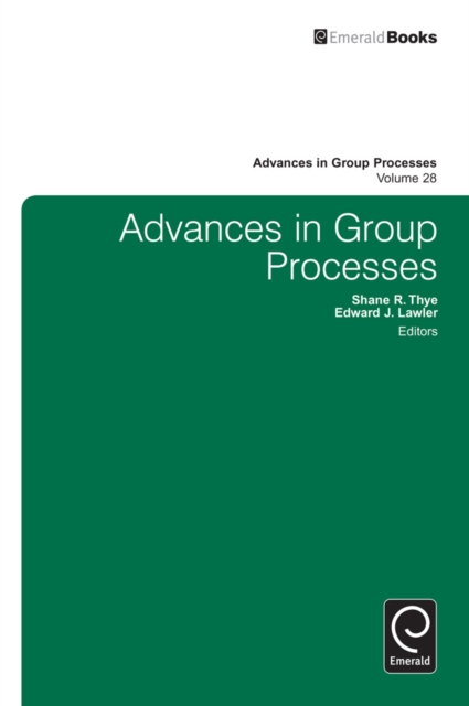 Advances in Group Processes, Hardback Book
