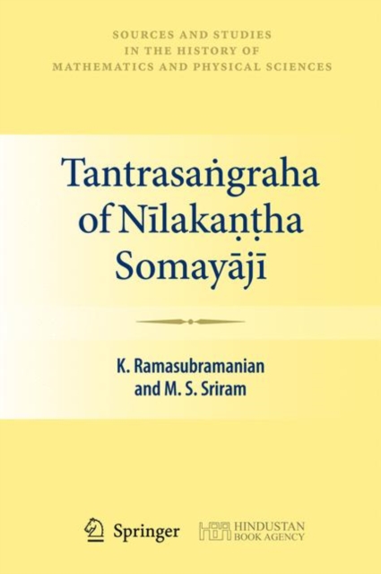 Tantrasangraha of Nilakantha Somayaji, Hardback Book