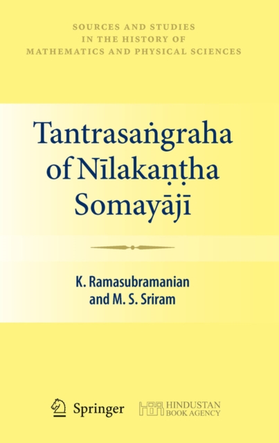 Tantrasangraha of Nilakantha Somayaji, PDF eBook