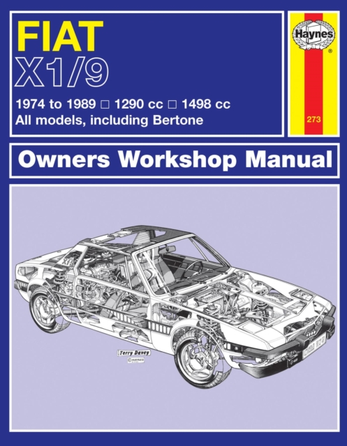 Fiat X1/9 (74 - 89) Haynes Repair Manual, Paperback / softback Book