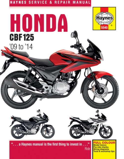 Honda CBF125 (09-14), Hardback Book
