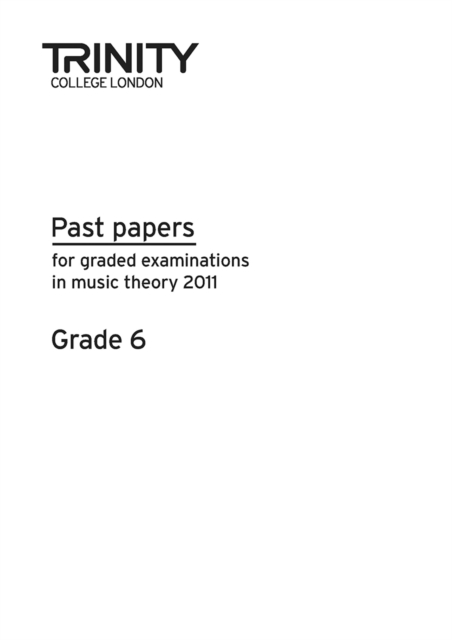 Theory Past Papers Grade 6, Paperback / softback Book