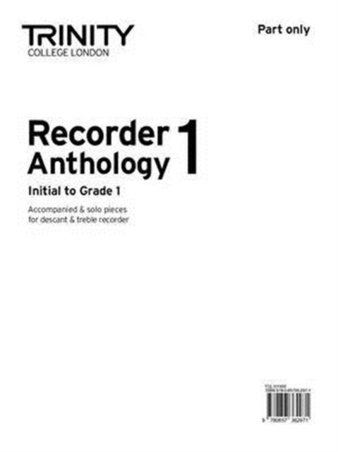 Recorder Anthology 1 Initial-Gr.1 (part), Sheet music Book