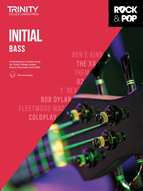 Trinity College London Rock & Pop 2018 Bass Initial Grade, Sheet music Book