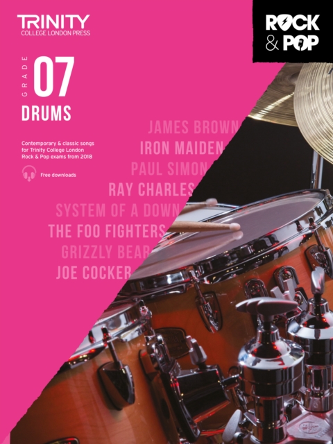 Trinity College London Rock & Pop 2018 Drums Grade 7, Sheet music Book