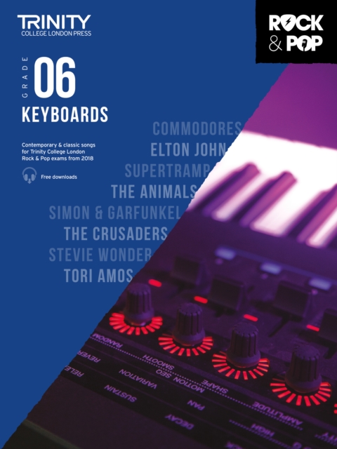 Trinity College London Rock & Pop 2018 Keyboards Grade 6, Sheet music Book