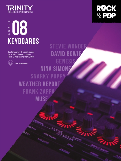 Trinity College London Rock & Pop 2018 Keyboards Grade 8, Sheet music Book