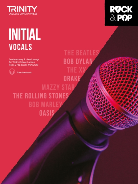 Trinity College London Rock & Pop 2018 Vocals Initial Grade, Sheet music Book
