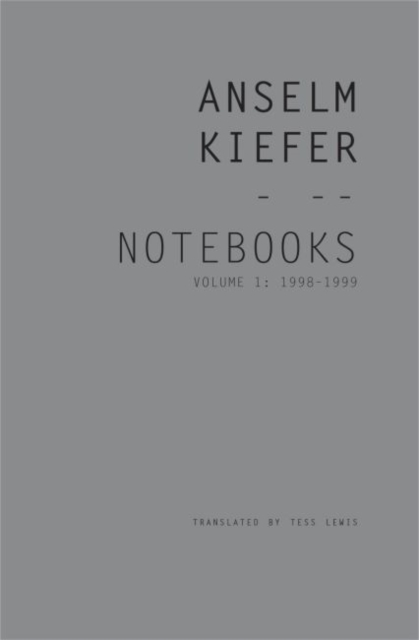 Notebooks, Volume 1, 1998-99 : Volume 1, Paperback / softback Book