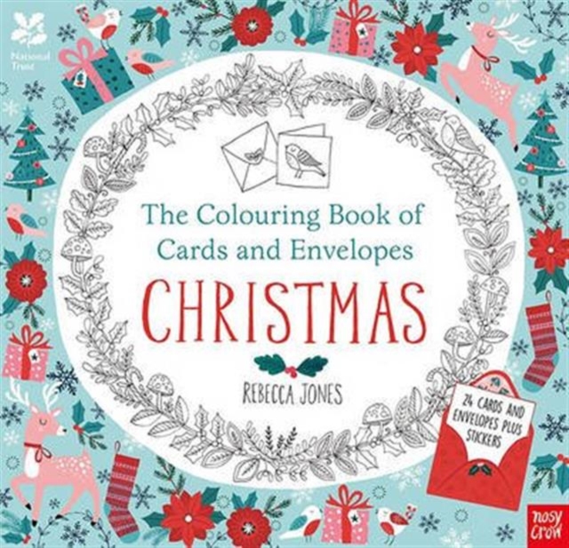 National Trust: The Colouring Book of Cards and Envelopes - Christmas, Paperback / softback Book