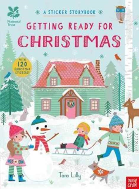National Trust: Getting Ready for Christmas, A Sticker Storybook, Paperback / softback Book