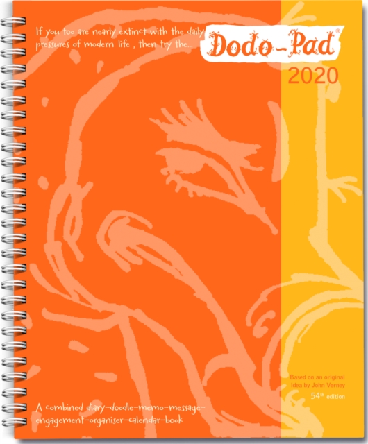Dodo Pad Original Desk Diary 2020 - Week to View Calendar Year Diary : A Family Diary-Doodle-Memo-Message-Engagement-Organiser-Calendar-Book with room for up to 5 people's appointments/activities, Diary Book