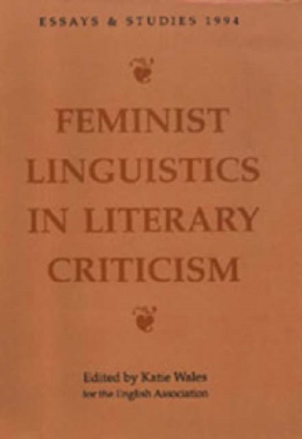 Feminist Linguistics in Literary Criticism, Hardback Book