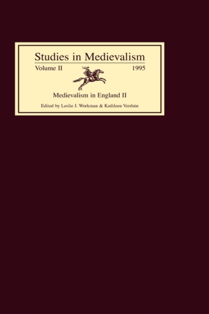 Studies in Medievalism VII : Medievalism in England II, Hardback Book