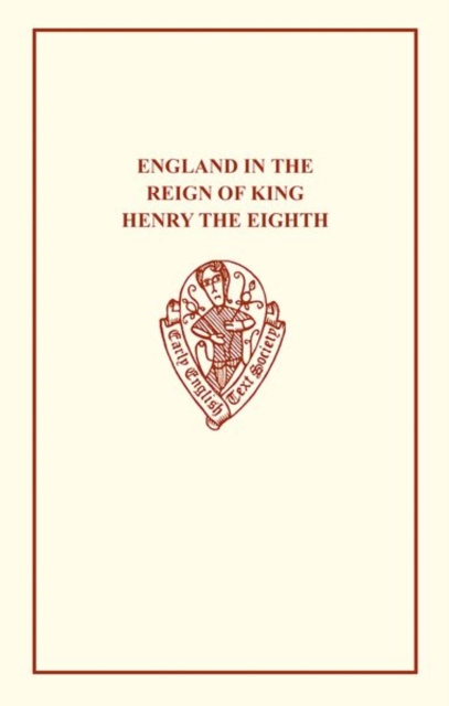 England in the Reign of King Henry VIII, Hardback Book
