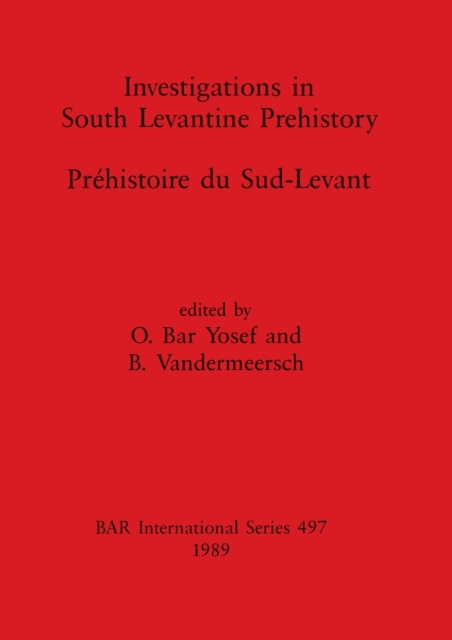 Investigations in South Levantine Prehistory, Multiple-component retail product Book