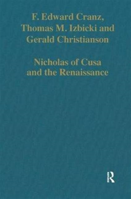Nicholas of Cusa and the Renaissance, Hardback Book