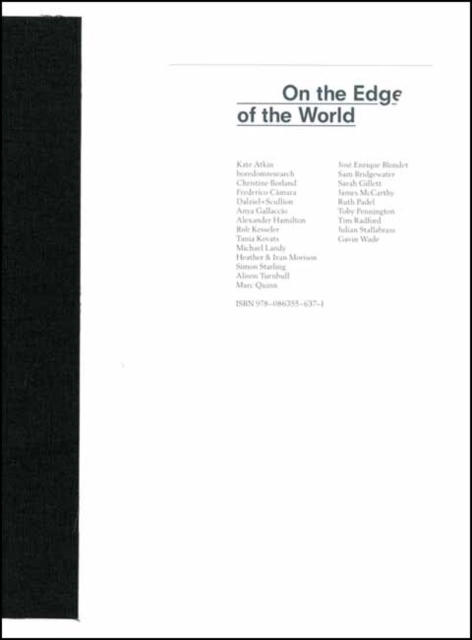 On the Edge of the World, Paperback / softback Book