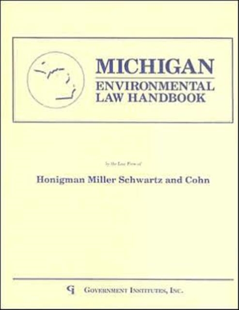 Michigan Environmental Law Handbook, Paperback / softback Book