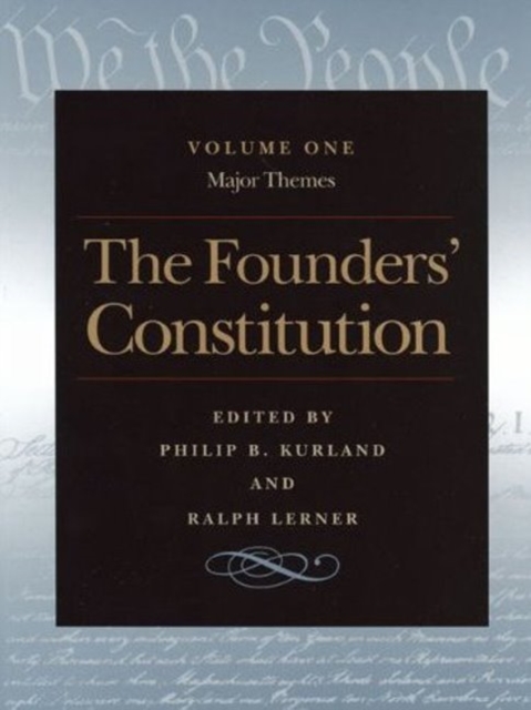Founders' Constitution : Volumes 1-5, Paperback / softback Book