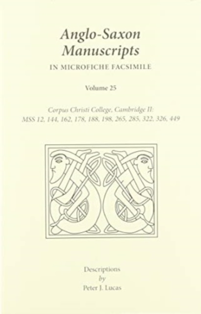 ASMv25 Corpus Christi College, Cambridge II (INST BUNDLE) : Volume 25, Paperback / softback Book
