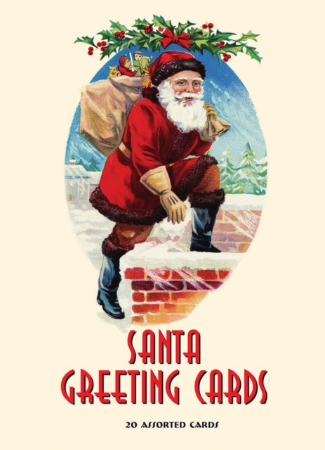 Santa Greeting Cards : 20 Assorted Cards, Postcard book or pack Book